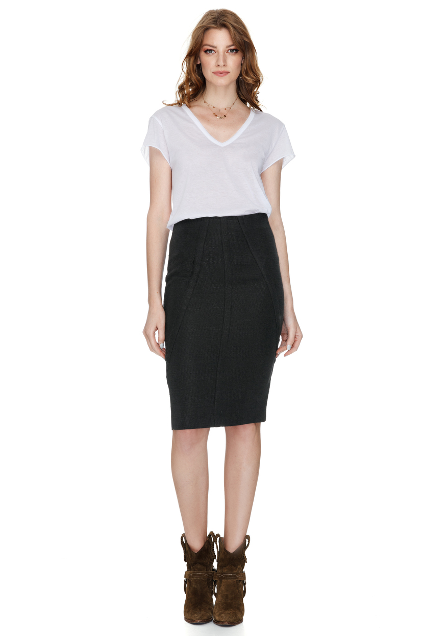 black pencil skirt